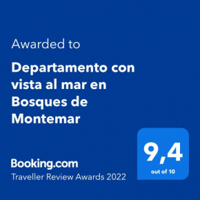Departamento con vista al mar en Bosques de Montemar